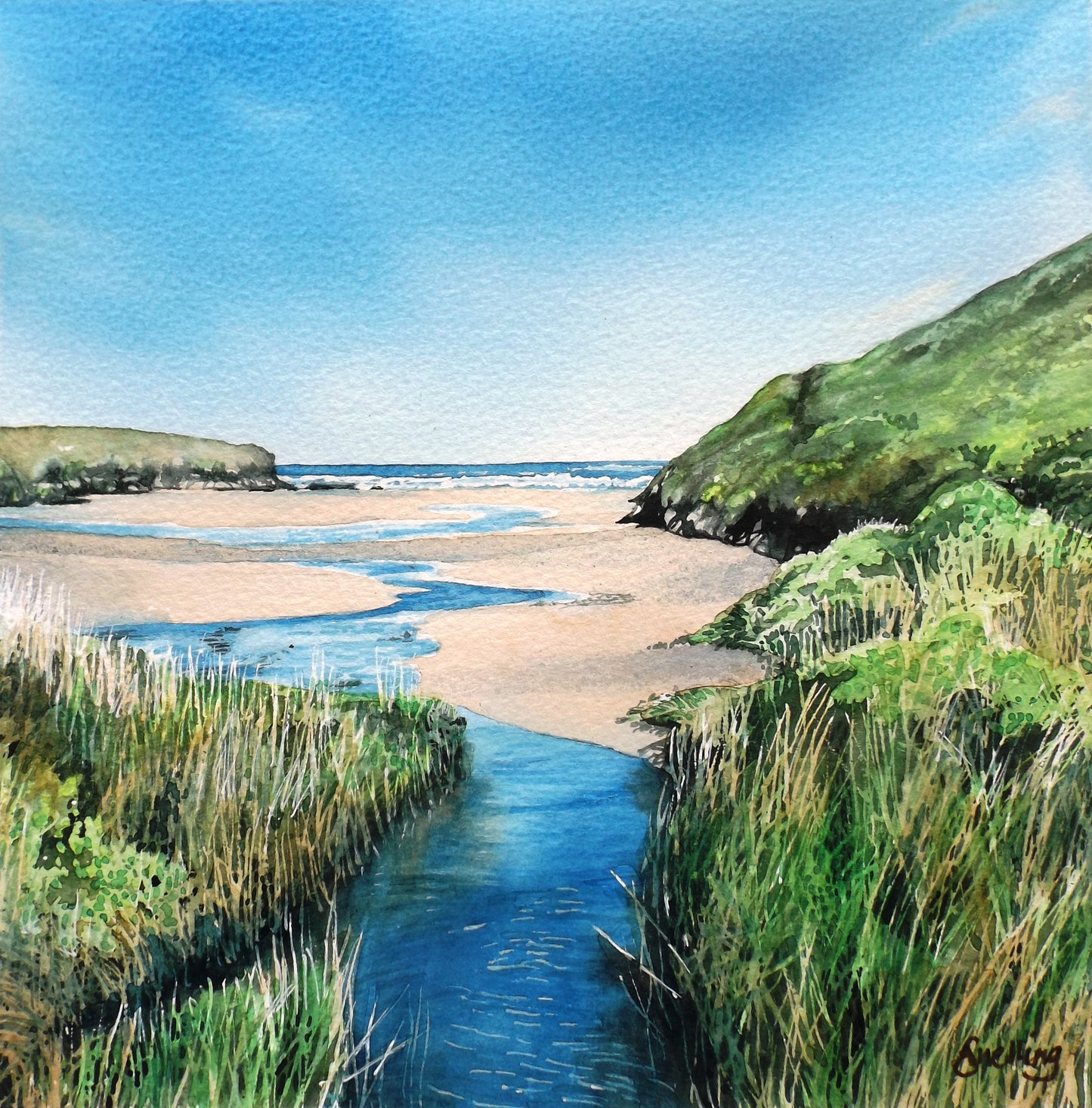 Stream at Porthcothan