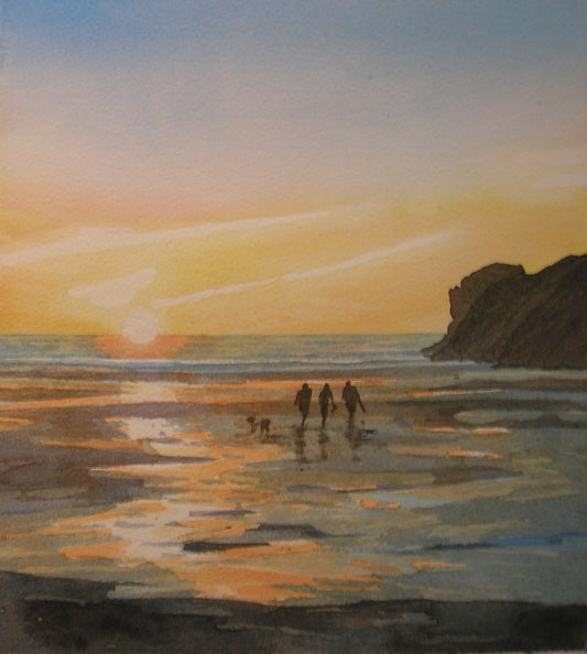 Last rays Porthcothan