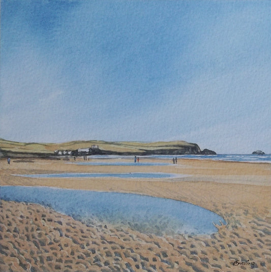 Low tide Camel estuary