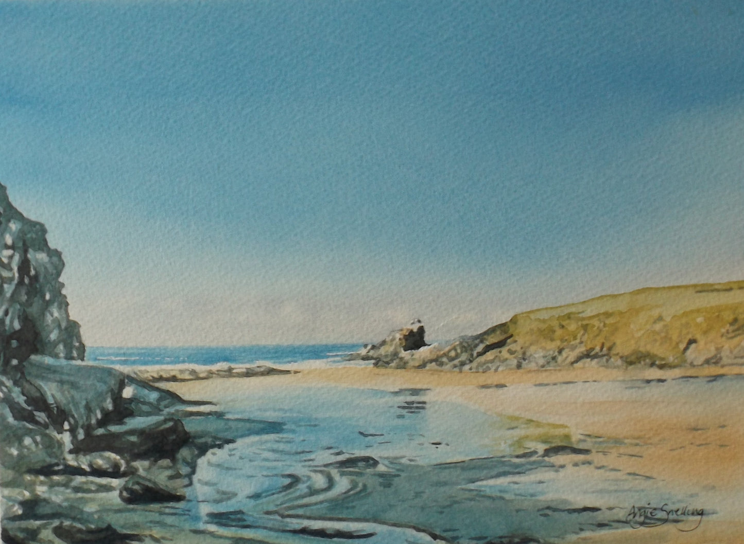 Sunny spring morning Trevone