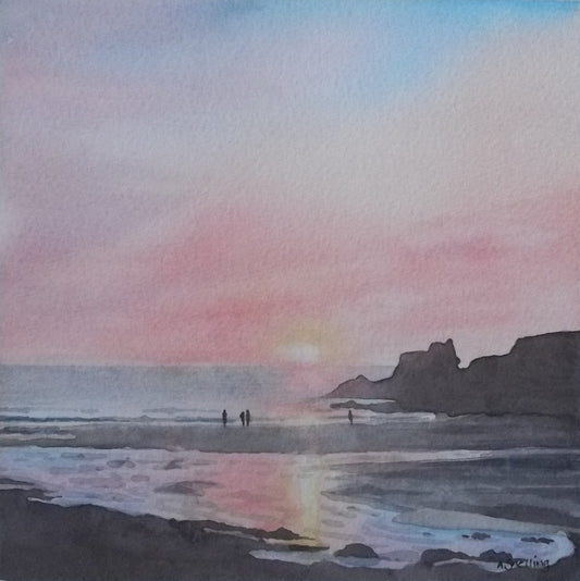 Trevone sunset